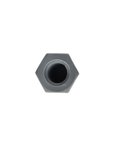 1 x Tuerca ciega Nylon Gris claro M8