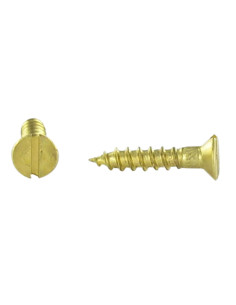 Tornillo madera cabeza fresada/testa svasat ranura 4X30...