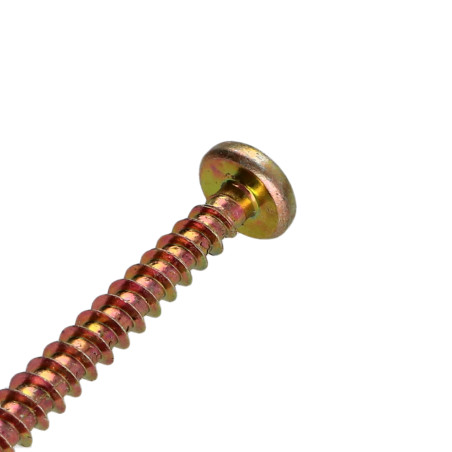 1 x Tornillo madera aglomerado cabeza redonda Pozi PZ4 5X60 Bicromato