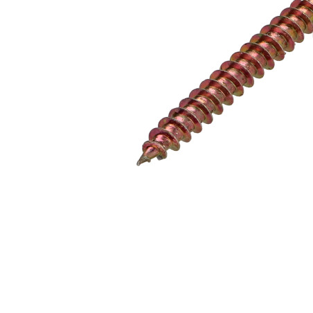 1 x Tornillo madera aglomerado cabeza redonda Pozi PZ4 5X60 Bicromato