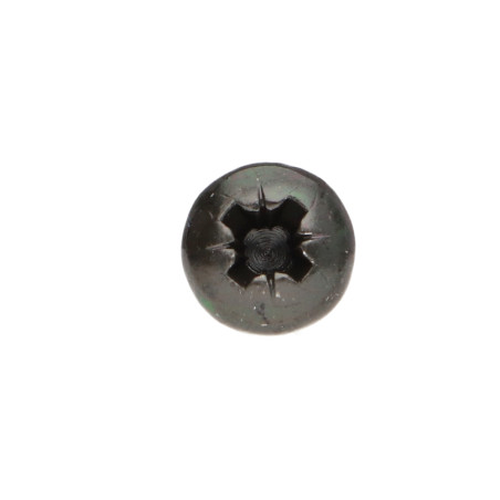 1 x Tornillo madera aglomerado cabeza redonda Pozi PZ4 4.5X20 Acero cincado negro