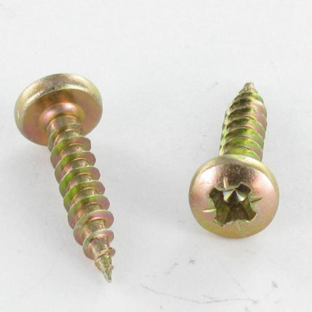 1 x Tornillo madera aglomerado cabeza redonda Pozi PZ4 4X45 Bicromato