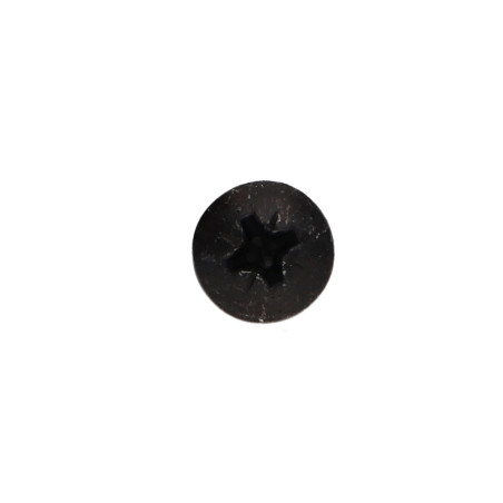 1 x Tornillo madera aglomerado cabeza redonda Pozi PZ4 5X60 Acero cincado negro