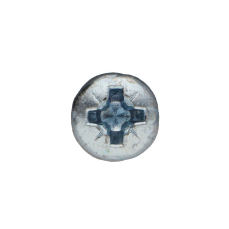 1 x Tornillo madera aglomerado cabeza redonda Pozi PZ5 6X100 roscado en 60 Acero cincado blanco