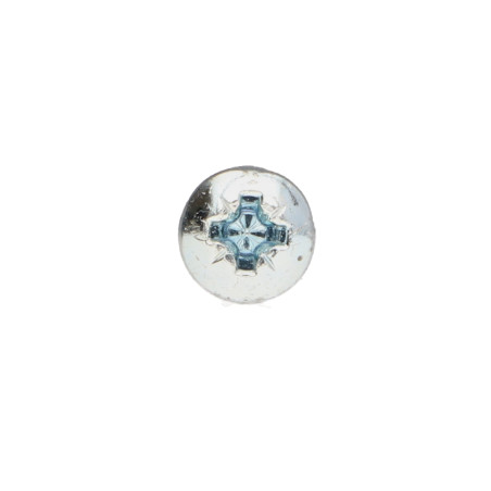 1 x Tornillo madera aglomerado cabeza redonda Pozi PZ4 4X70 roscado en 42 Acero cincado blanco