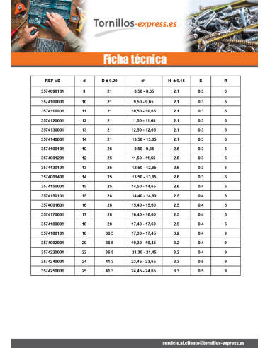 1 x Sicherungsscheibe ARANLOCK 15X25X0.4 Acero...