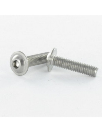 1 x Tornillo metales cabeza abombada resalto...