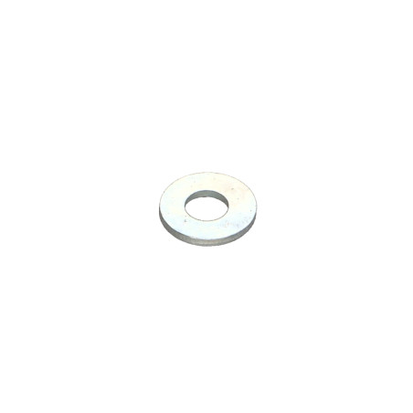 1 x Arandela plano 4X10X1 Acero cincado blanco