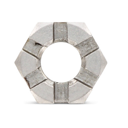 1 x Tuerca hexagonal con TRAGAMONEDAS ABAJO M27 Inoxidable A2