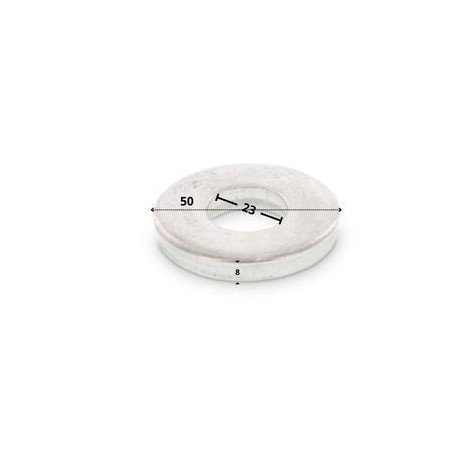 1 x Arandela grueso 23X50X8 Inoxidable A2