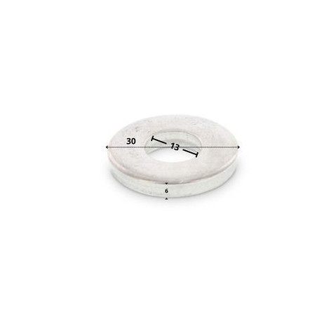 1 x Arandela grueso 13X30X6 Inoxidable A2
