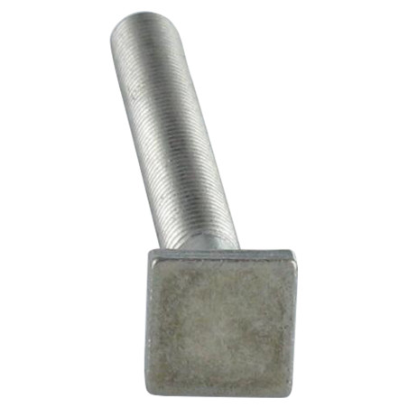 1 x Tornillo metales M6X50 cabeza cuadrada 10X10 EP4 Inoxidable A2