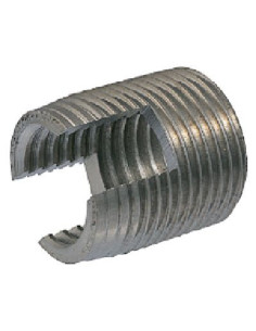 Inserto ranura roscado metales M6 10X14 Inoxidable A1