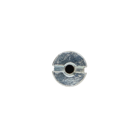1 x Tornillo madera Acero cincado blanco 6X60 perforada y roscada M3 paso de 60