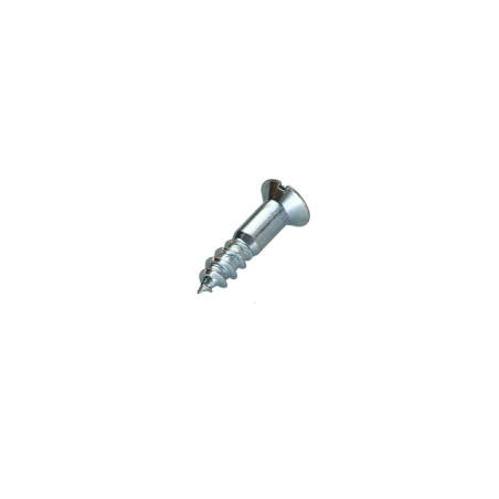 1 x Tornillo madera Acero cincado blanco 4.5X25 perforada y roscada M3 paso de 60
