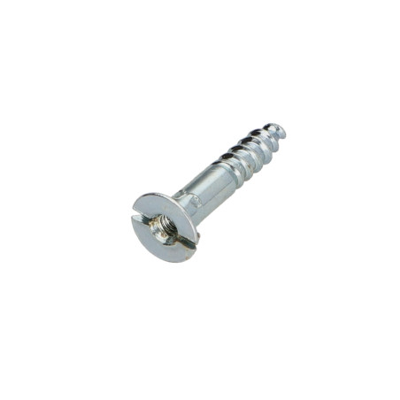 1 x Tornillo madera Acero bruto 4.5X25 perforada y roscada M3 paso de 60