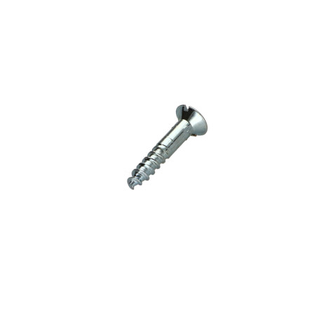 1 x Tornillo madera Acero bruto 4.5X25 perforada y roscada M3 paso de 60