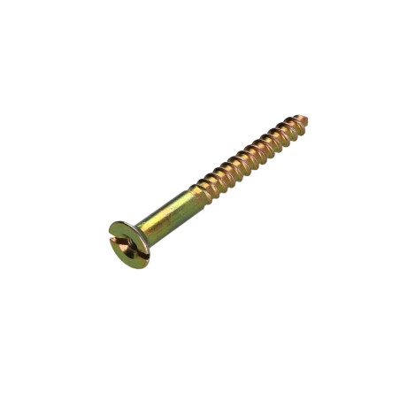 1 x Tornillo madera Bicromato 6X60 perforada y roscada M3 paso de 60