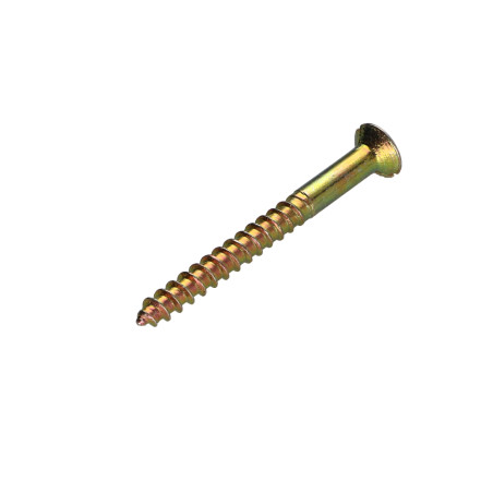 1 x Tornillo madera Bicromato 6X60 perforada y roscada M3 paso de 60