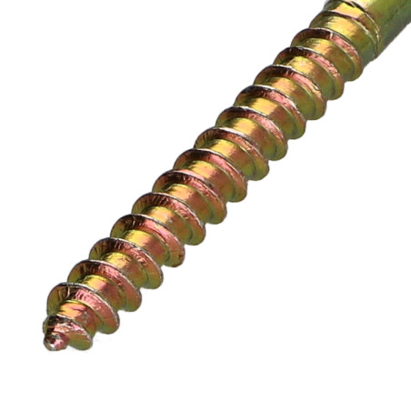 1 x Tornillo madera Bicromato 6X60 perforada y roscada M3 paso de 60