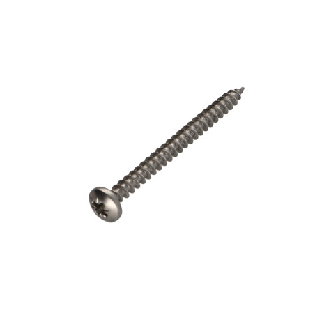 1 x Tornillo madera aglomerado Inoxidable A2 cabeza redonda Pozi 4X60