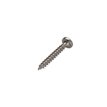 1 x Tornillo madera aglomerado Inoxidable A2 cabeza redonda Pozi 6X30