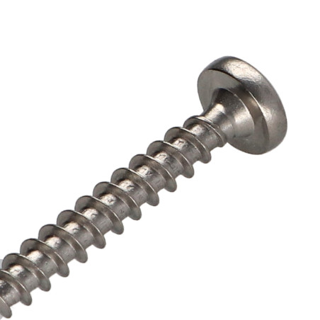 1 x Tornillo madera aglomerado Inoxidable A2 cabeza redonda Pozi 6X30