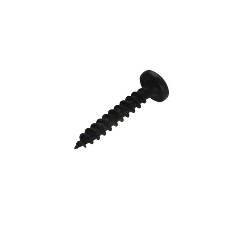 1 x Tornillo madera aglomerado Inoxidable A2 Negro cabeza redonda Pozi 4X25