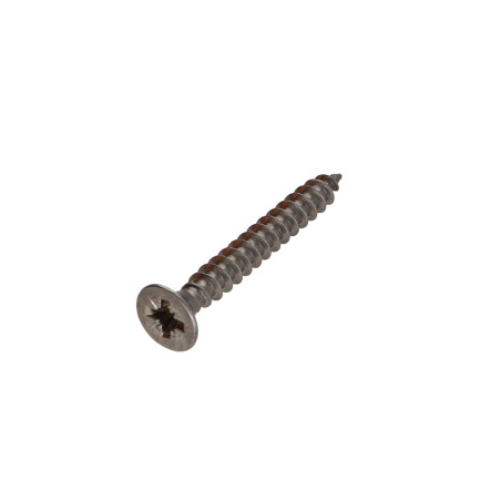 1 x Tornillo madera aglomerado Inoxidable A2 cabeza redonda Pozi 6X50