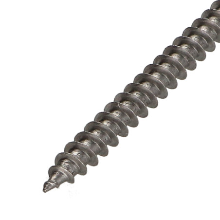 1 x Tornillo madera aglomerado Inoxidable A2 cabeza redonda Pozi 6X70