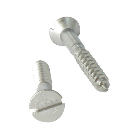 1 x Tornillo madera cabeza fresada/testa svasat ranura 4X16 Inoxidable A4