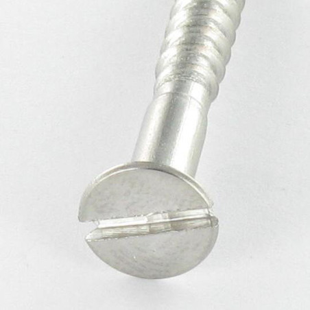 1 x Tornillo madera cabeza fresada/testa svasat ranura 4X16 Inoxidable A4