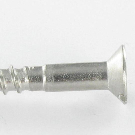 1 x Tornillo madera cabeza fresada/testa svasat ranura 4X20 Inoxidable A4