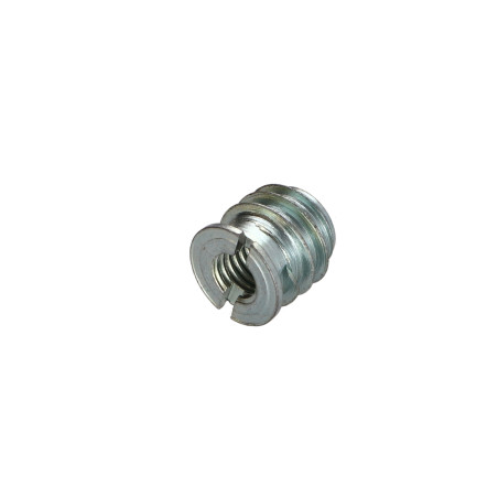1 x Inserto ranura Acero cincado blanco M7 paso de 150 12X17