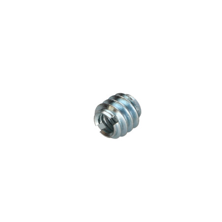 1 x Inserto ranura Acero cincado blanco M7 paso de 150 12X12