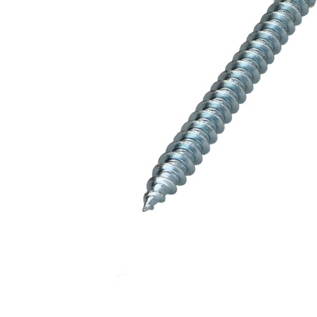 1 x Tornillo madera aglomerado cabeza fresada/testa svasat Pozi PZ4 4.5X50 perforada Acero cincado blanco