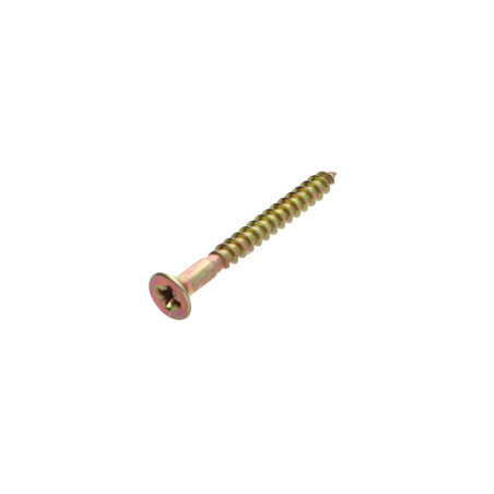 1 x Tornillo madera aglomerado cabeza fresada/testa svasat Pozi PZ4 4.5X40 perforada Bicromato