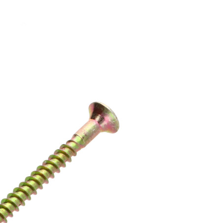 1 x Tornillo madera aglomerado cabeza fresada/testa svasat Pozi PZ4 4.5X45 perforada Bicromato