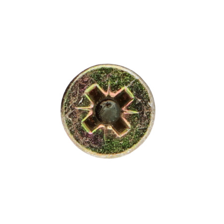 1 x Tornillo madera aglomerado cabeza fresada/testa svasat Pozi PZ4 4.5X45 perforada Bicromato