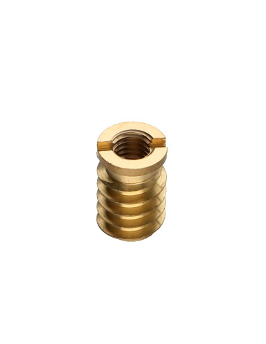 1 x INSERTO ROSCADO PARA MADERA M8 13X20 Latón