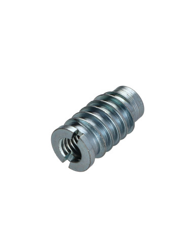 1 x INSERTO ROSCADO PARA MADERA M8 13X25 Acero...