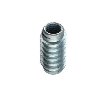 1 x Inserto sin ranura Acero cincado blanco M8 12X25