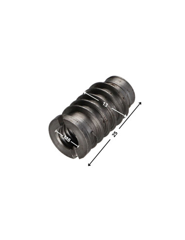1 x INSERTO ROSCADO PARA MADERA M8 13X25 Acero...