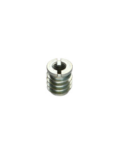 INSERTO ROSCADO PARA MADERA Acero cincado blanco M8 14X17 2