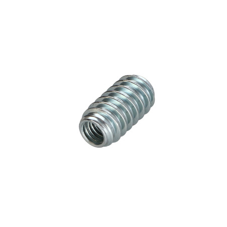 1 x Inserto sin ranura Acero cincado blanco M8 13X25