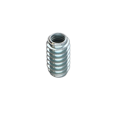 1 x Inserto sin ranura Acero cincado blanco M8 13X25