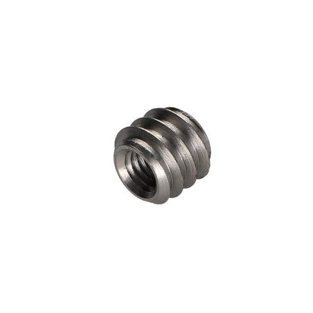 1 x Inserto sin ranura Acero bruto M8 14X12