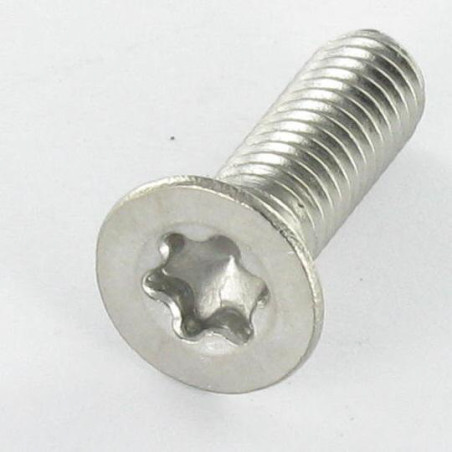1 x Tornillo metales cabeza fresada/testa svasat M5X6 TORX T25 Inoxidable A2