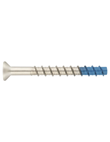 1 x Tornillo hormigón cabeza fresada/testa...