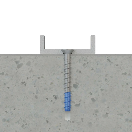 1 x Tornillo hormigón cabeza fresada/testa svasat TORX T45 8X120 Bimetal